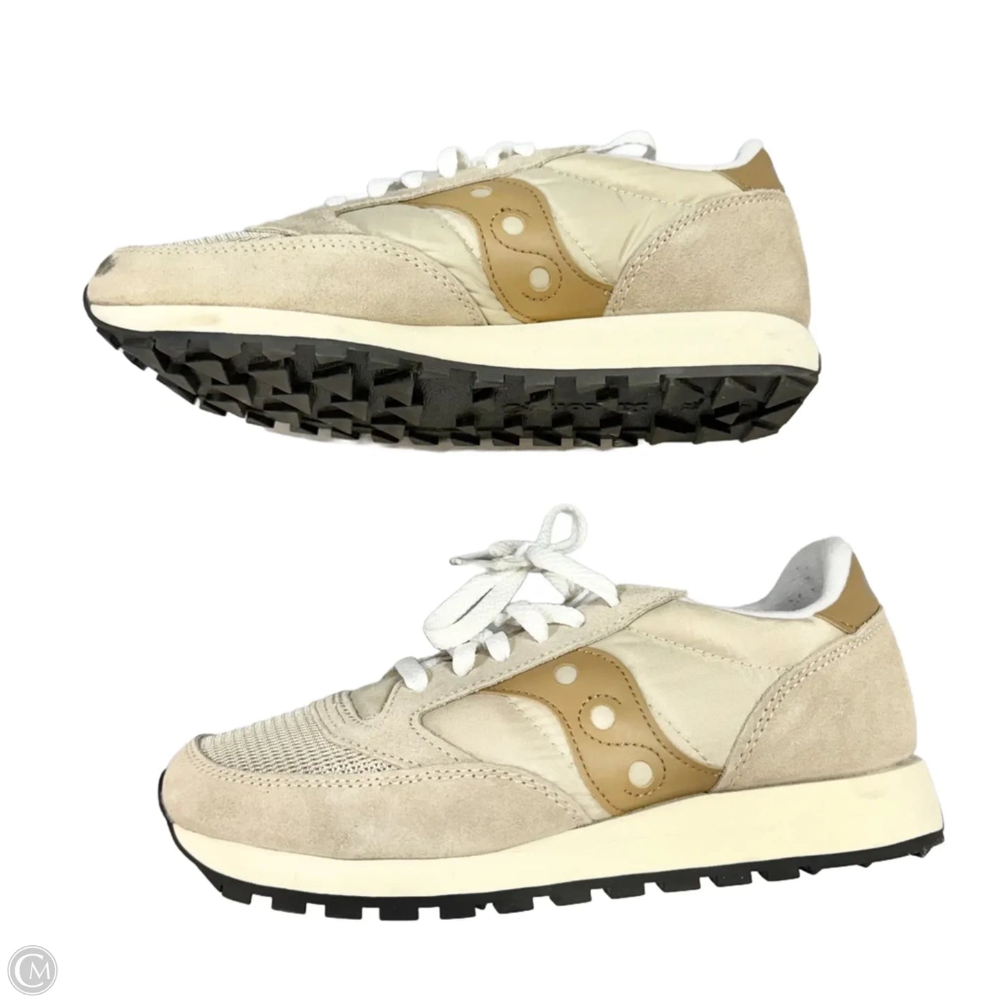 Shoes Sneakers By Saucony In Brown & Cream, Size: 8.5