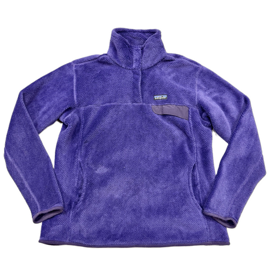 Jacket Fleece By Patagonia In Blue, Size: Xl