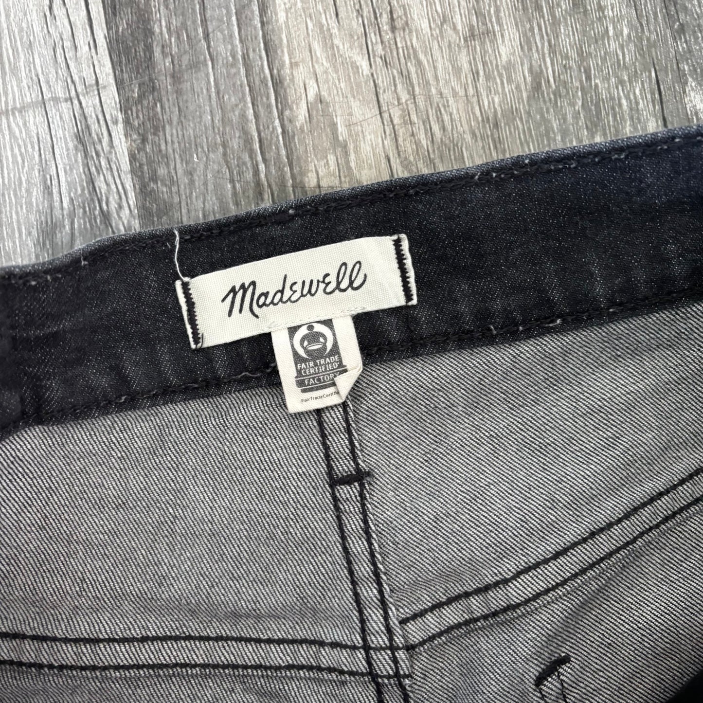 Jeans Straight By Madewell In Black, Size: 6