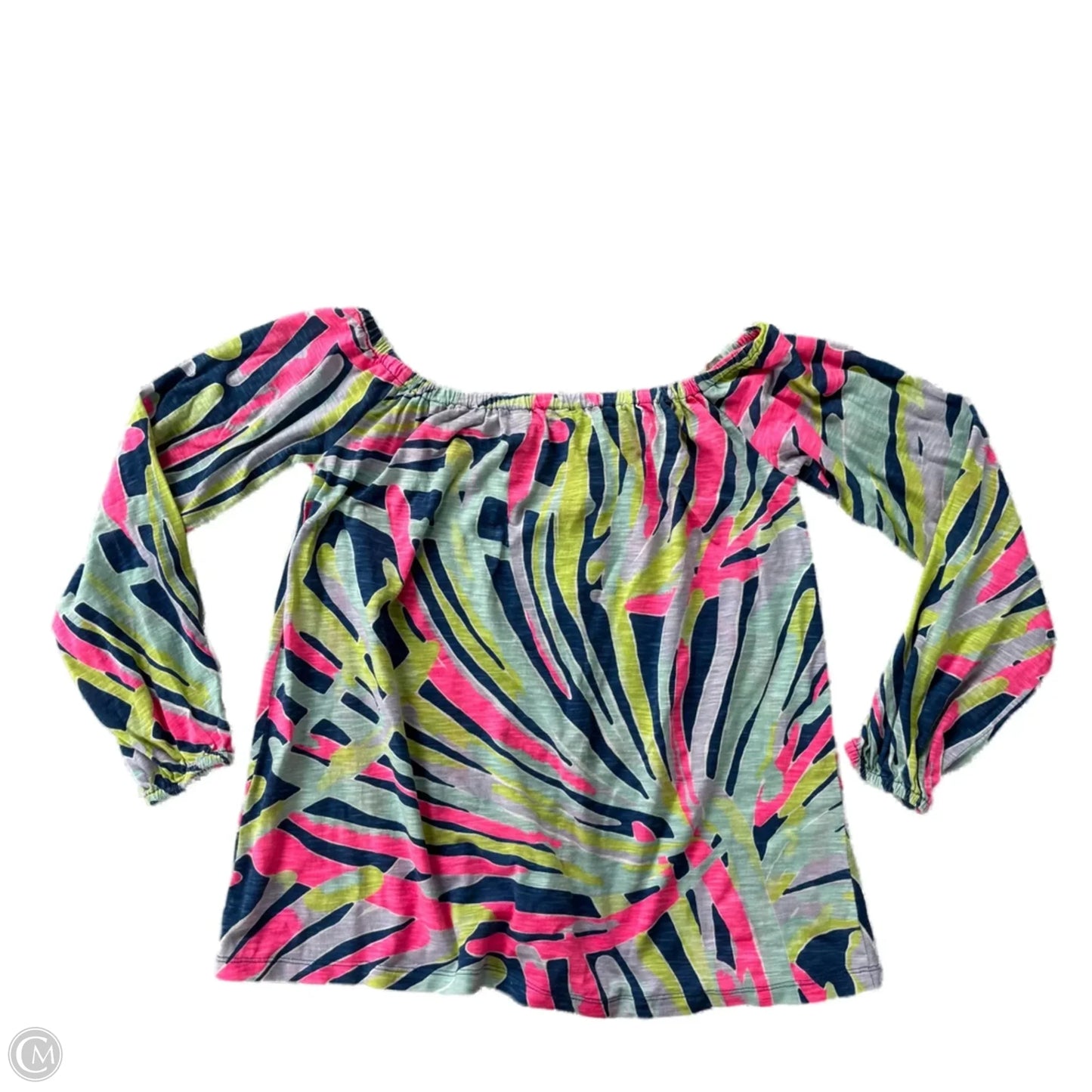 Top Long Sleeve Designer By Lilly Pulitzer In Multi-colored, Size: Xxs
