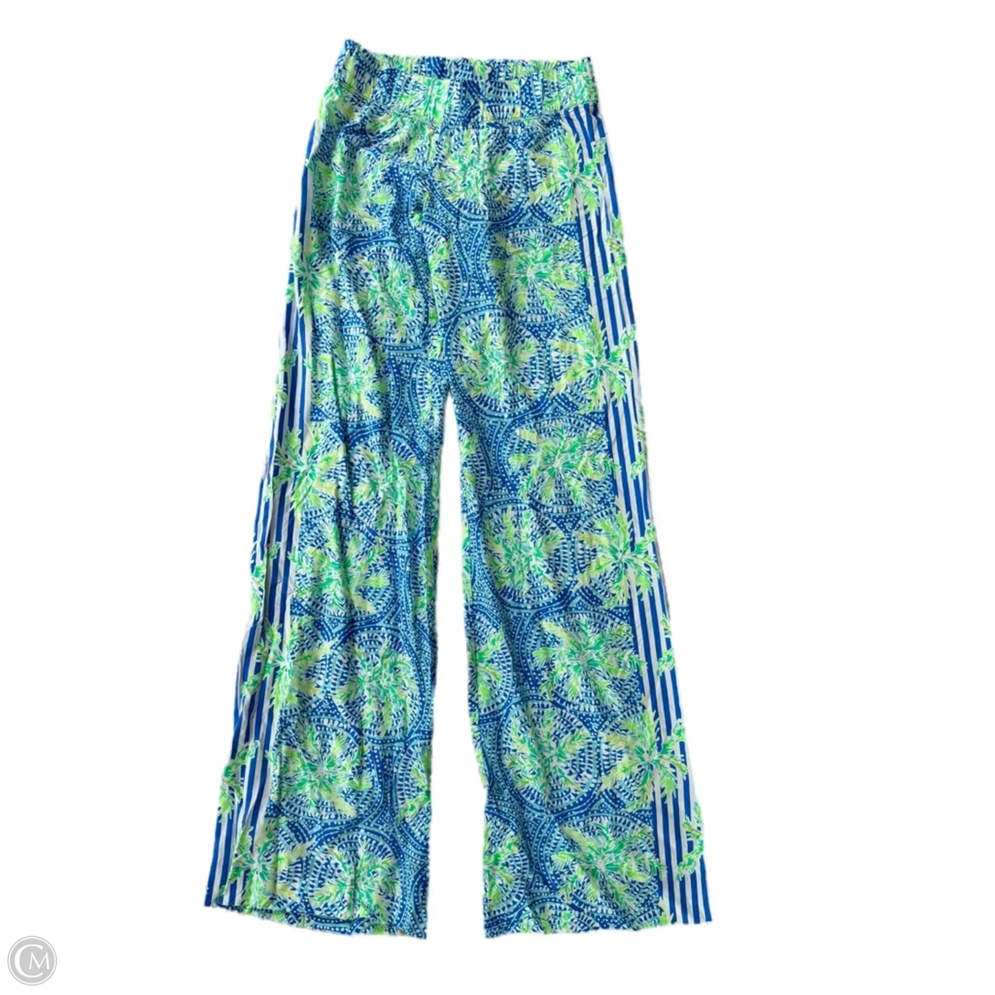 Pants Designer By Lilly Pulitzer In Blue & Green, Size: Xxs