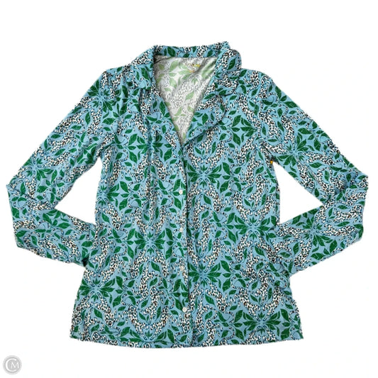 Top Long Sleeve Designer By Lilly Pulitzer In Animal Print, Size: M