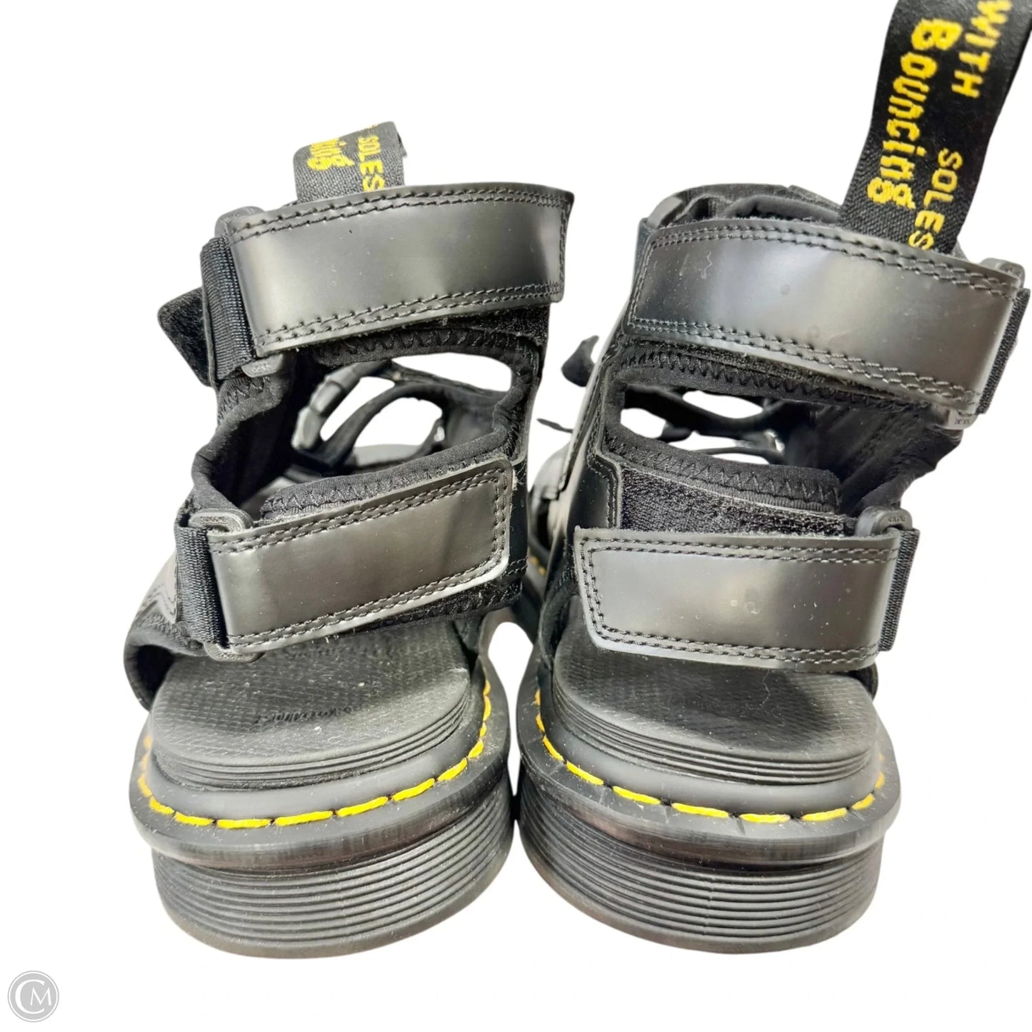 Sandals Flats By Dr Martens In Black, Size: 9