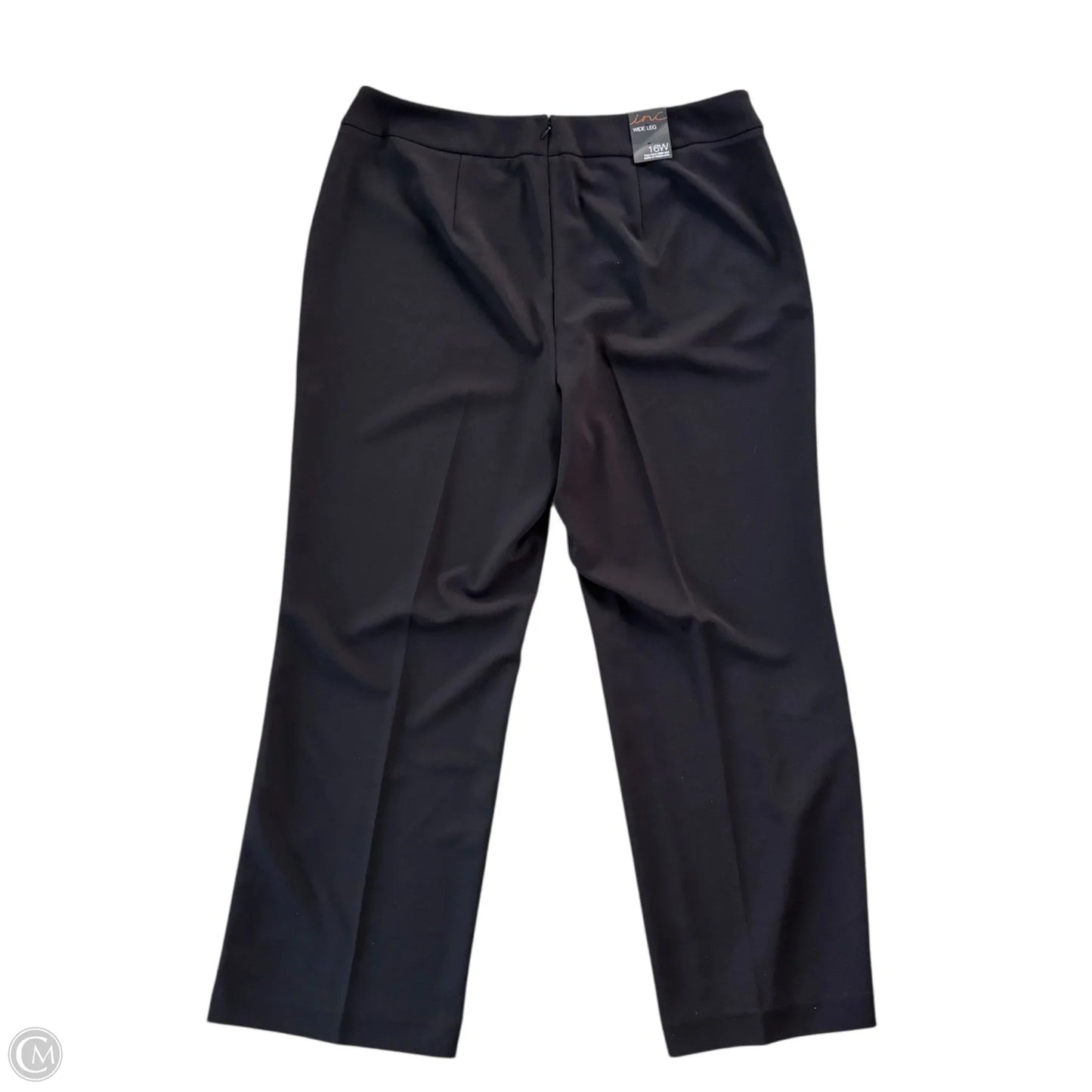 Pants Wide Leg By Inc In Black, Size: 16