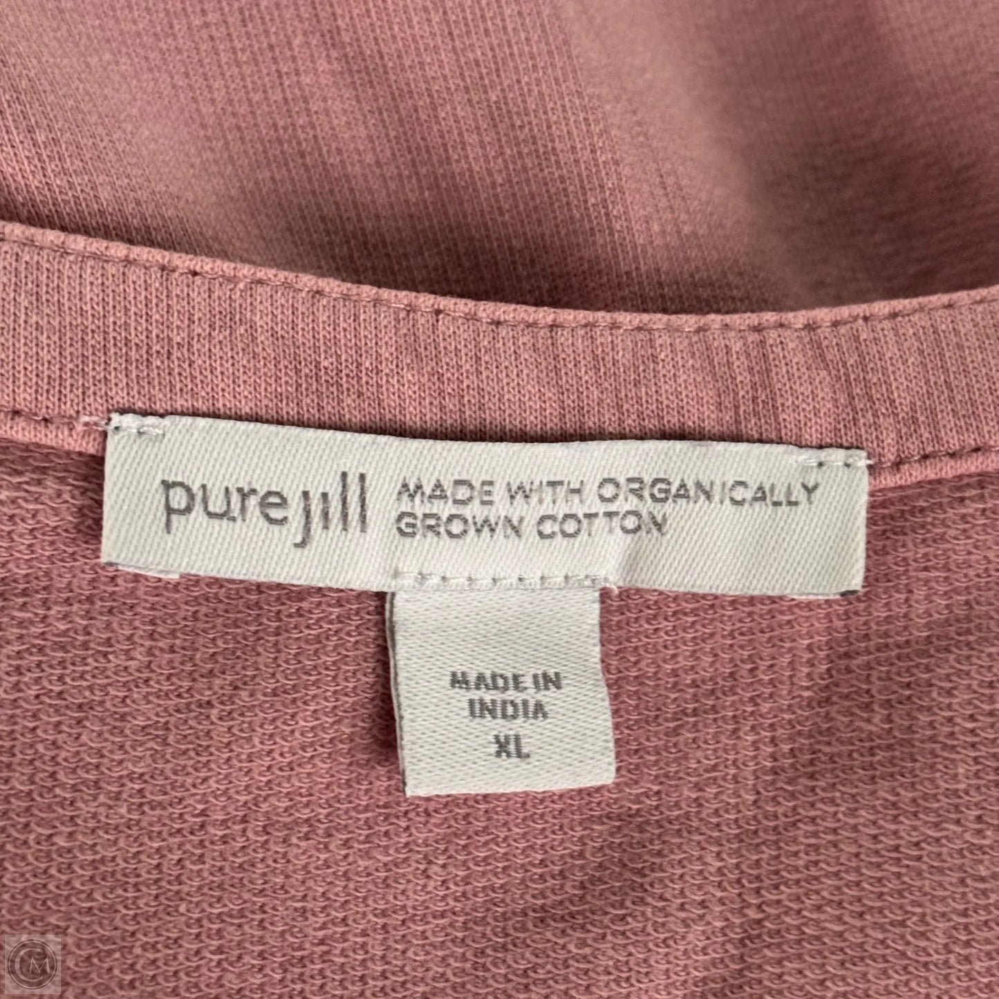 Top 3/4 Sleeve By Pure Jill In Pink, Size: Xl