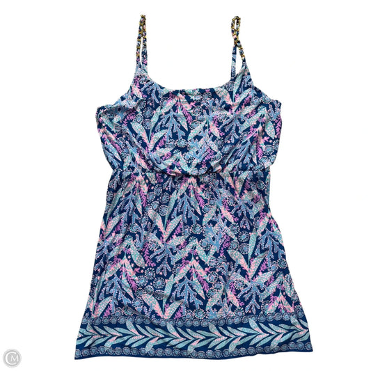 Dress Designer By Lilly Pulitzer In Blue & Pink, Size: Xl