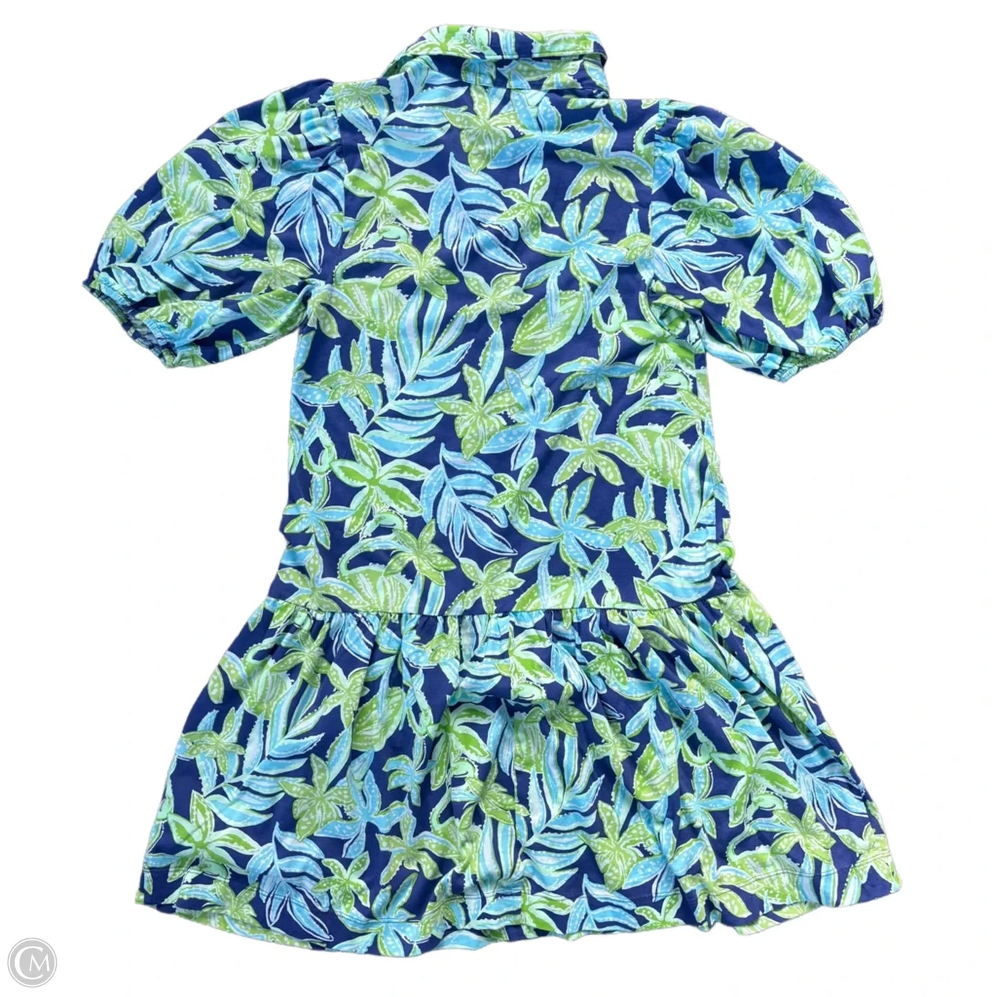 Dress Designer By Lilly Pulitzer In Blue & Green, Size: Xs