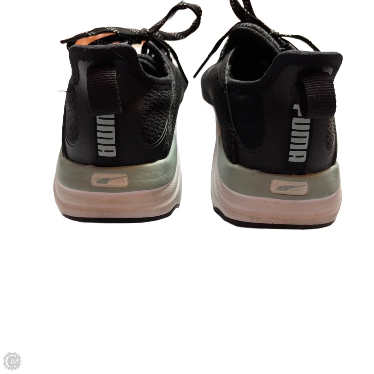 Shoes Sneakers By Puma In Black & Blue, Size: 9