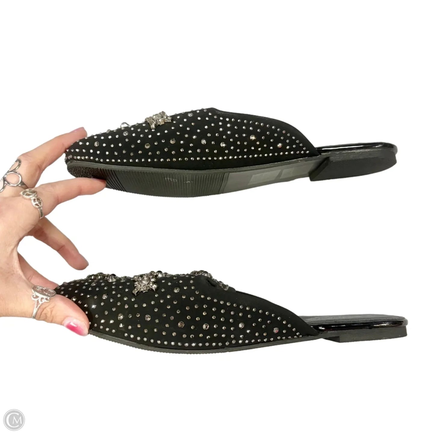 Shoes Flats By Atalina In Black, Size: 10