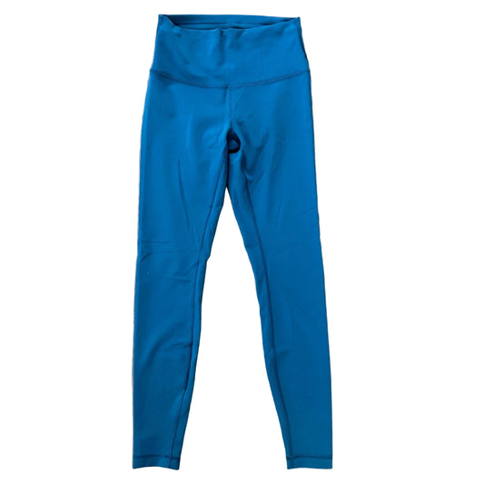 Athletic Leggings By Lululemon In Blue, Size: S