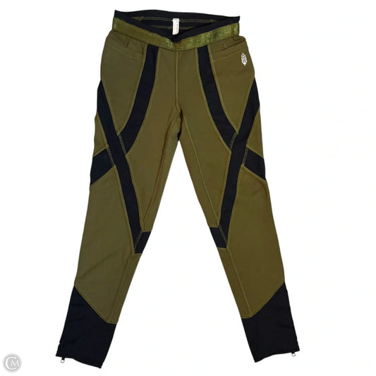 Athletic Leggings By Free People In Black & Green, Size: Xs