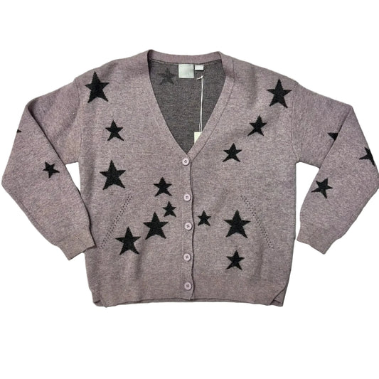 Sweater Cardigan By Clothes Mentor In Purple, Size: S