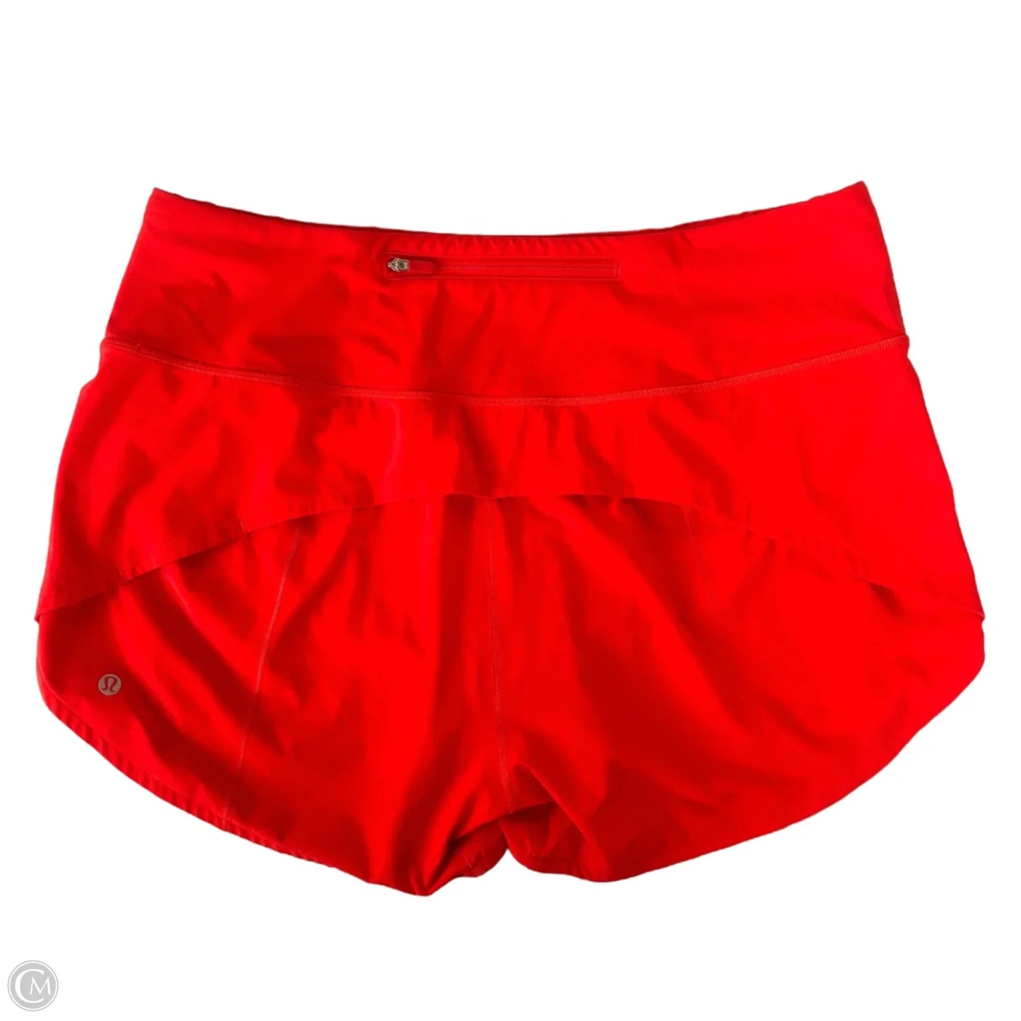 Athletic Shorts By Lululemon In Red, Size: L