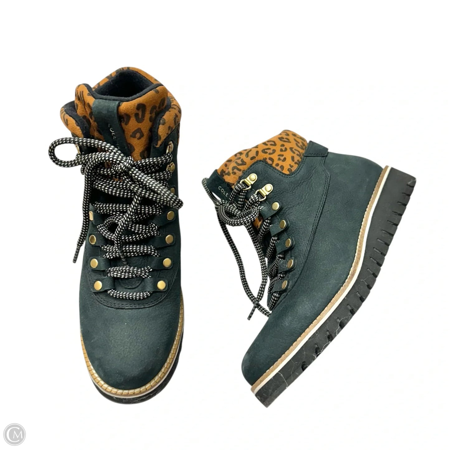 Boots Mid-calf Flats By Cole-haan In Black, Size: 7