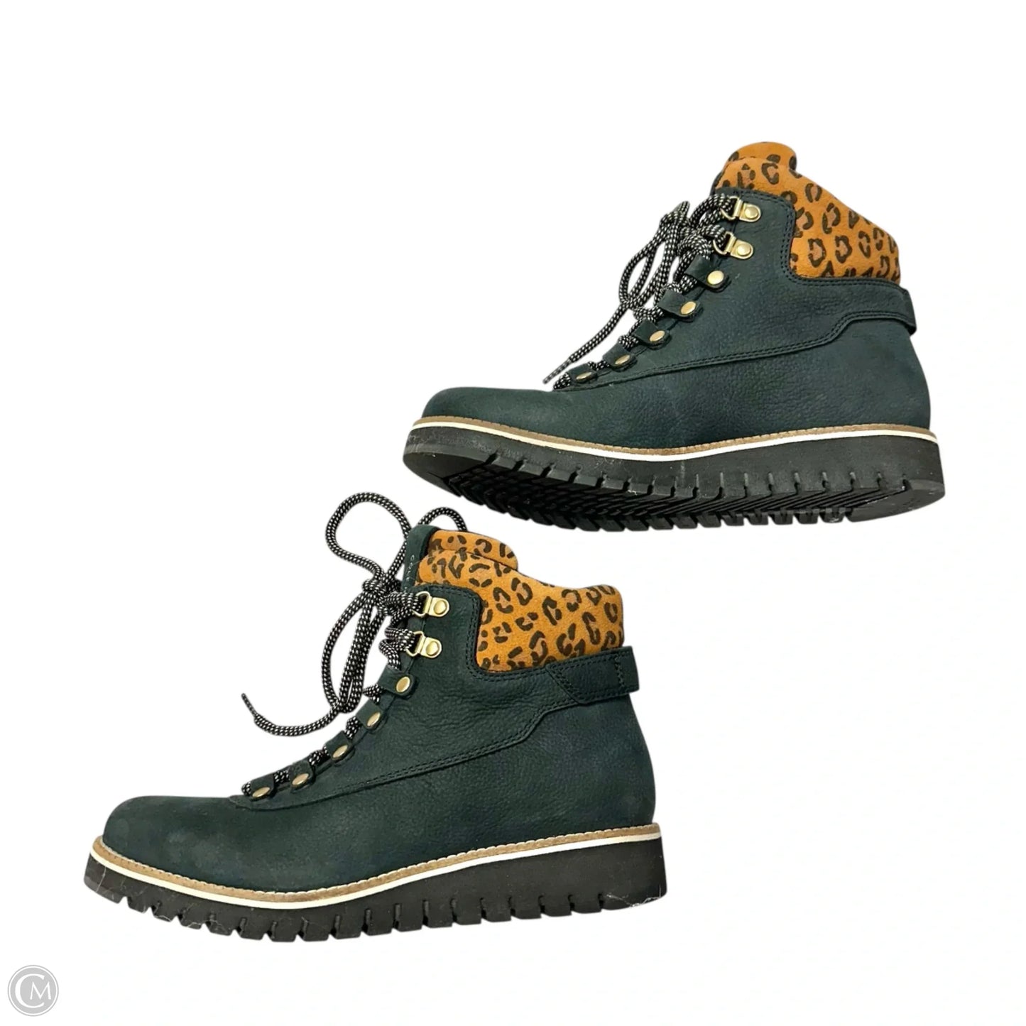 Boots Mid-calf Flats By Cole-haan In Black, Size: 7