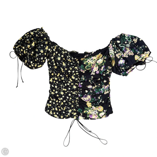 Top Short Sleeve By For Love & Lemons In Floral Print, Size: Xs