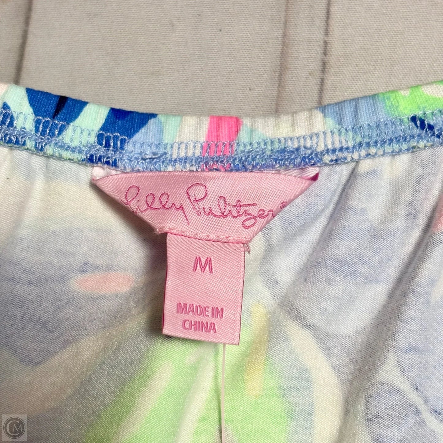 Romper Designer By Lilly Pulitzer In Blue, Size: M