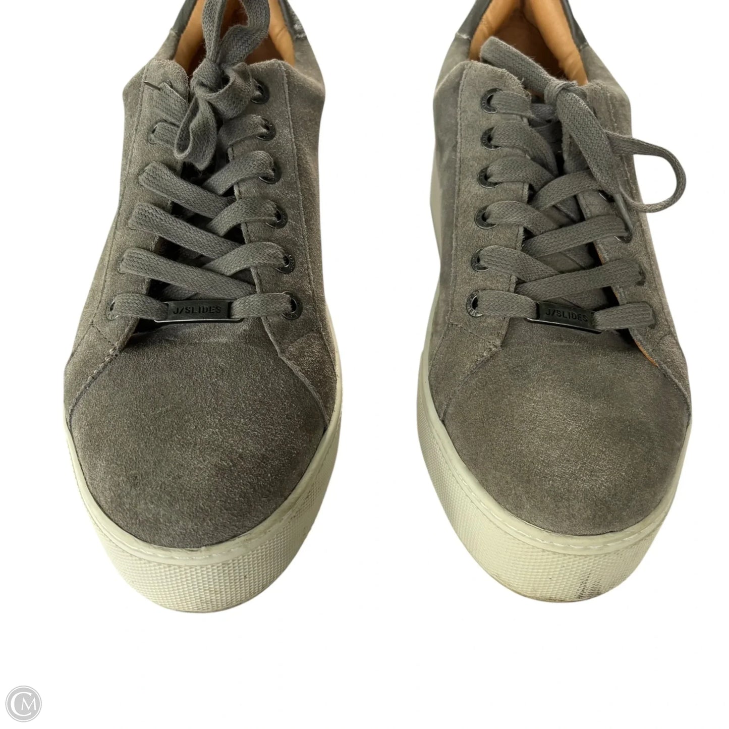 Shoes Sneakers By J Slides In Grey, Size: 8.5