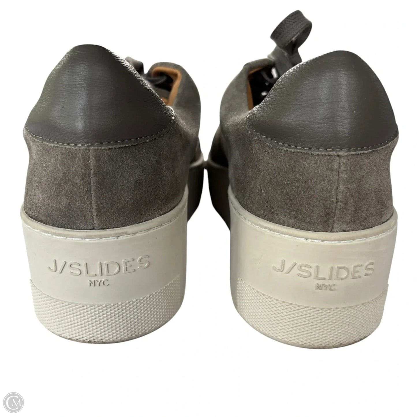 Shoes Sneakers By J Slides In Grey, Size: 8.5