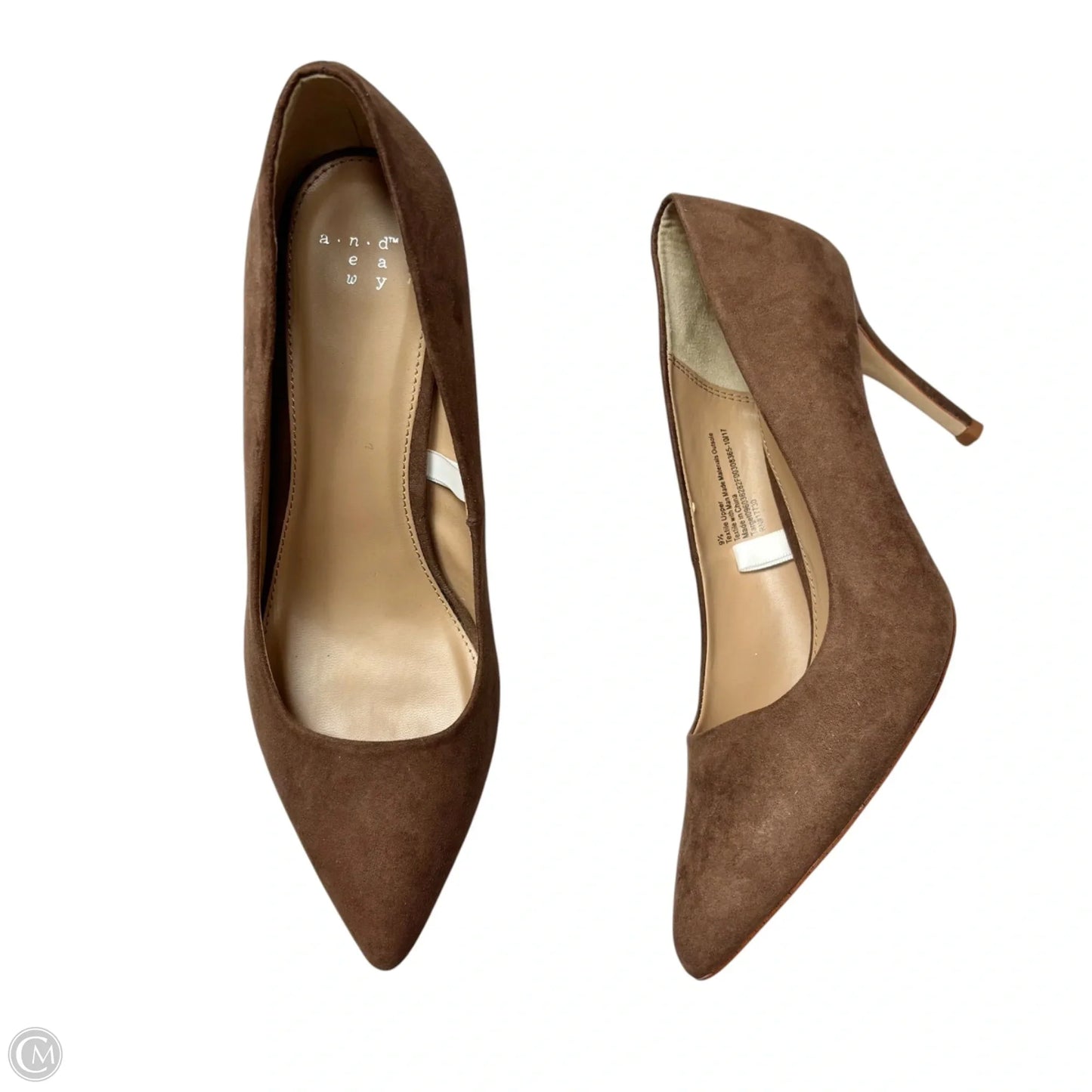 Shoes Heels Stiletto By A.n.d. In Brown, Size: 9.5