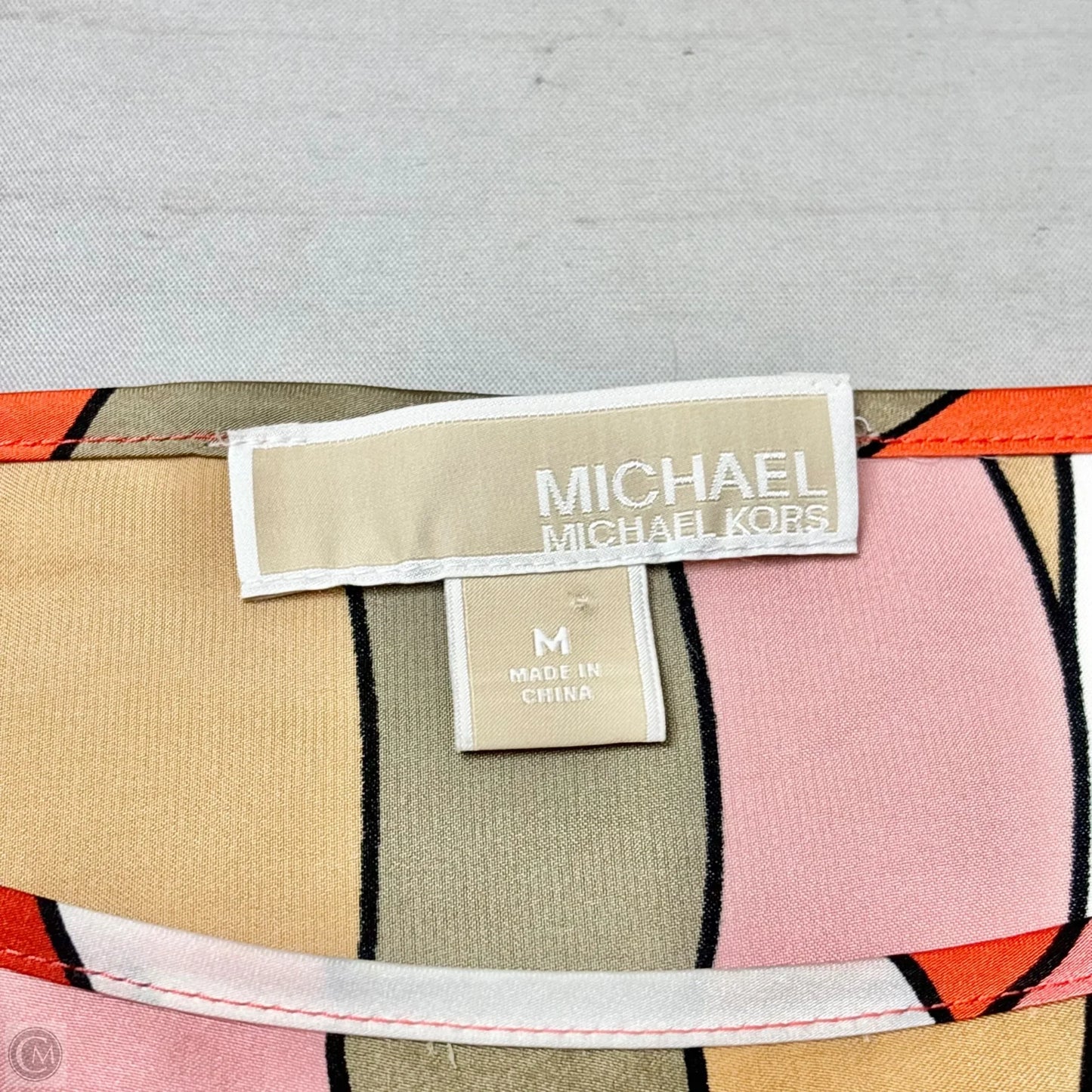 Top Short Sleeve By Michael By Michael Kors In Orange, Size: M