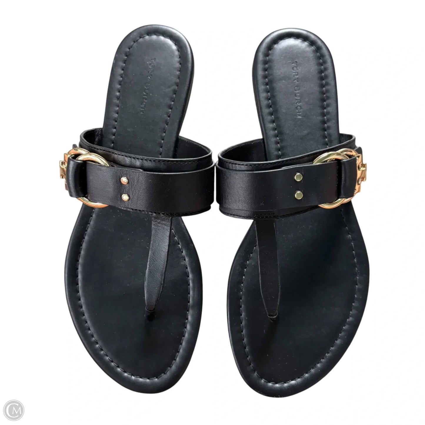Sandals Designer By Tory Burch In Black, Size: 8