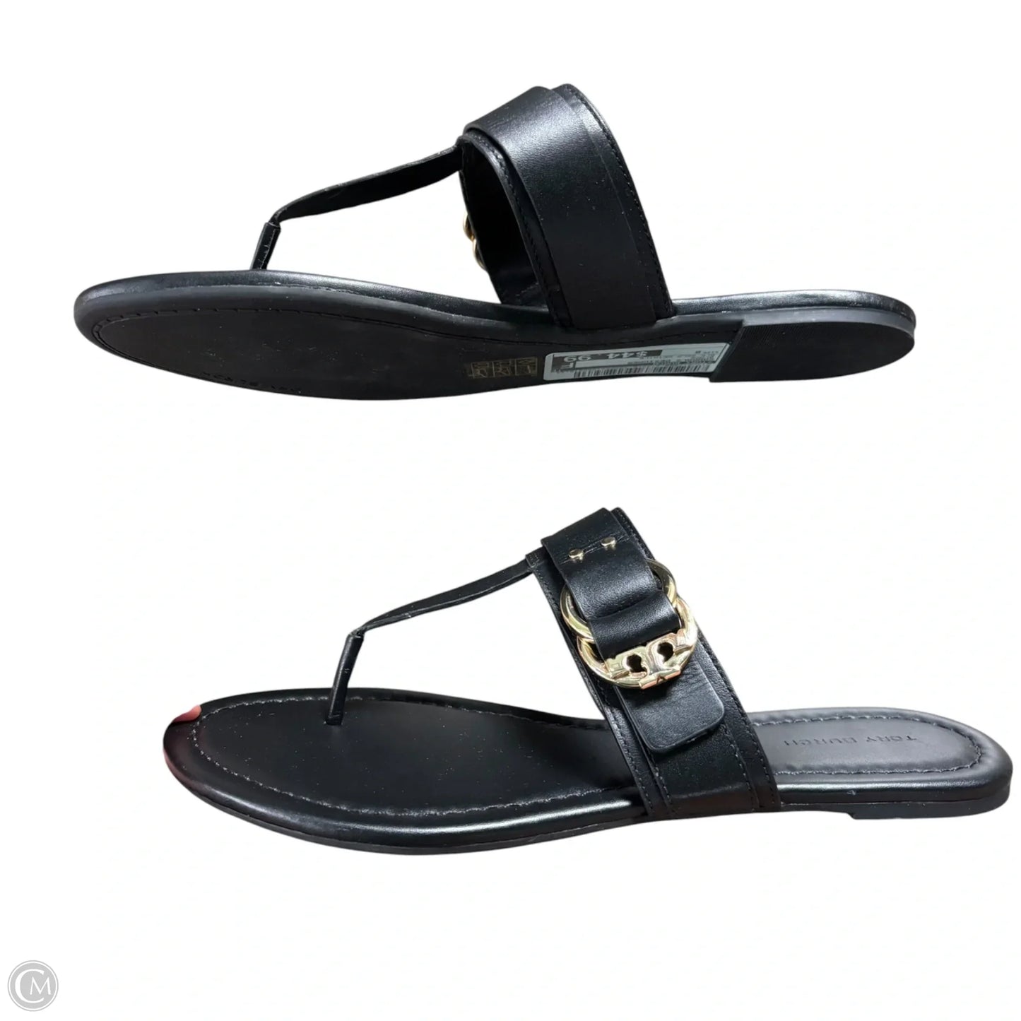 Sandals Designer By Tory Burch In Black, Size: 8
