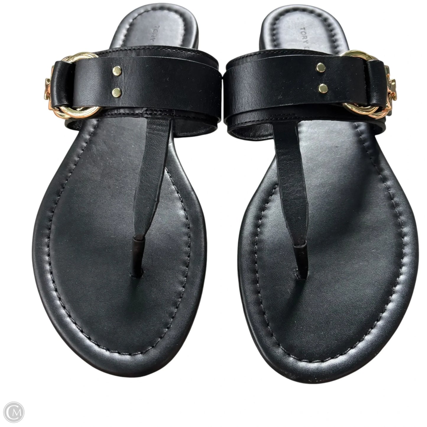 Sandals Designer By Tory Burch In Black, Size: 8