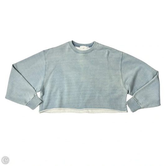 Sweatshirt Crewneck By Good American In Blue, Size: Xs
