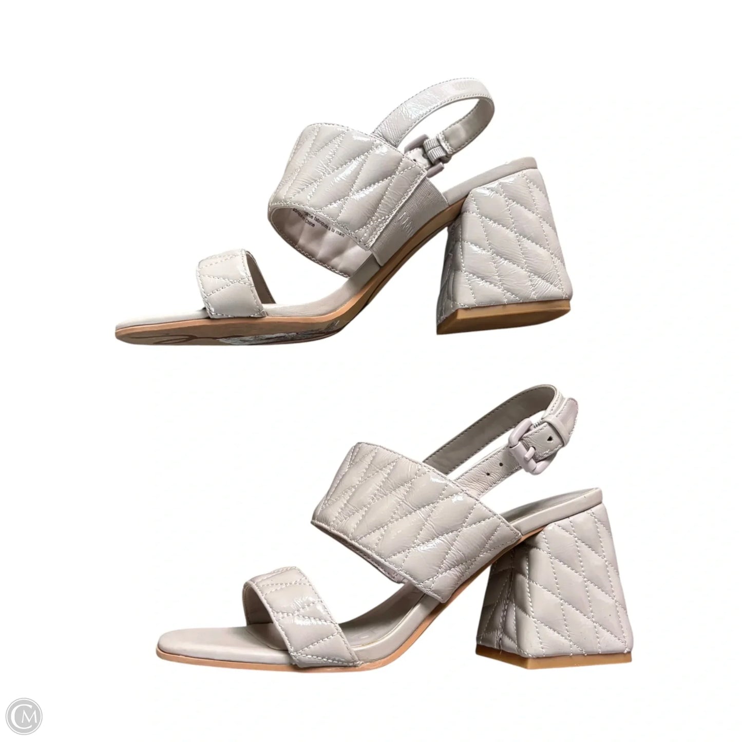 Shoes Designer By Karl Lagerfeld In Beige, Size: 7