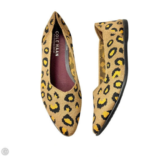Shoes Flats By Cole-haan In Animal Print, Size: 7.5