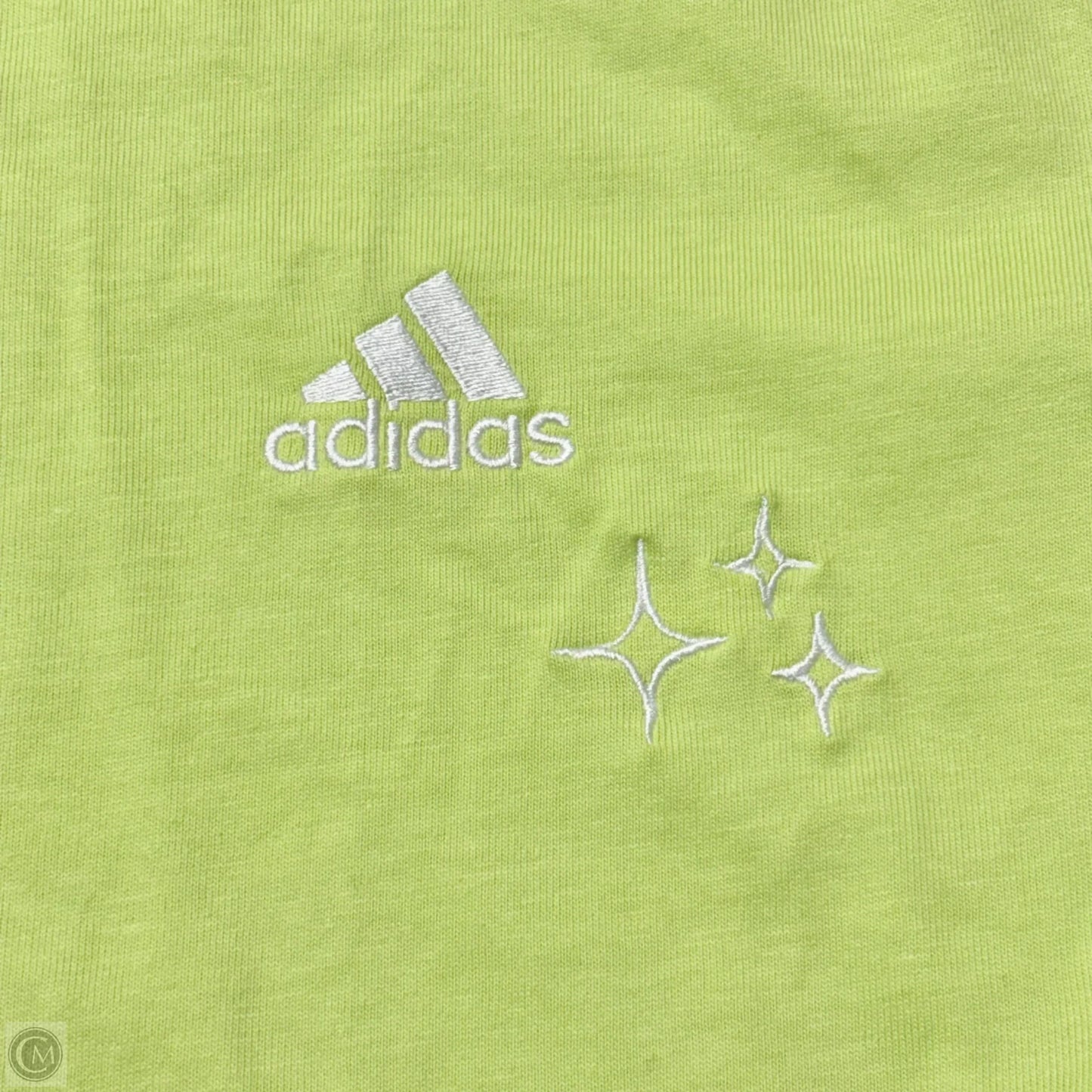 Top Short Sleeve By Adidas In Green, Size: Xl