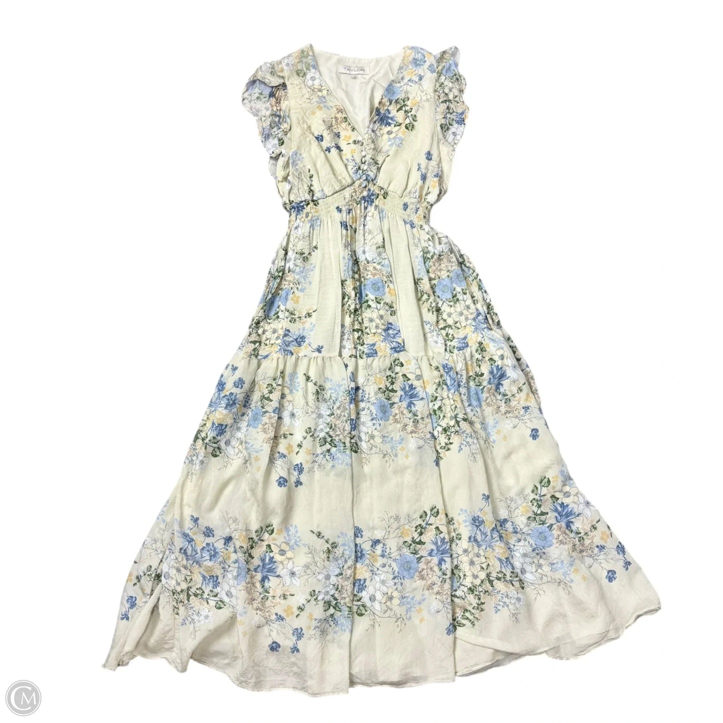 Dress Casual Midi By Taylor In Green, Size: Xl