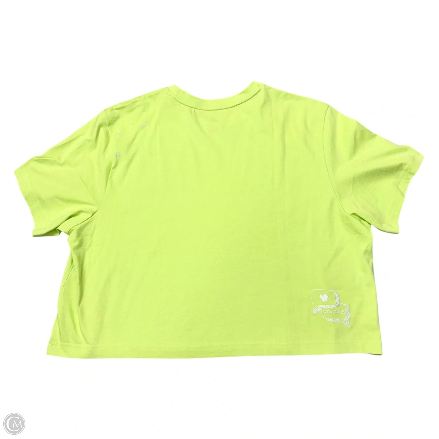 Top Short Sleeve By Adidas In Green, Size: Xl