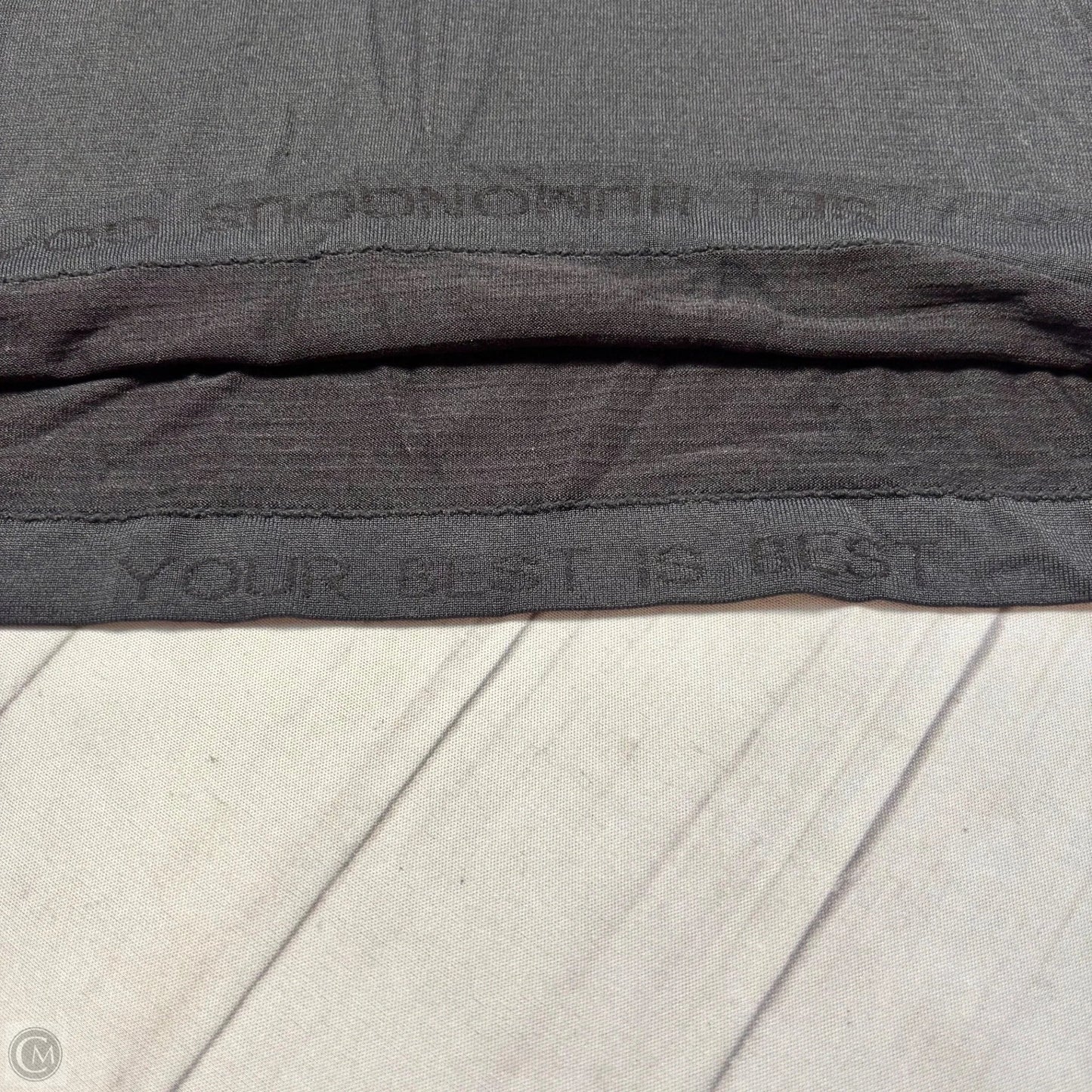 Athletic Tank Top By Lululemon In Black, Size: L