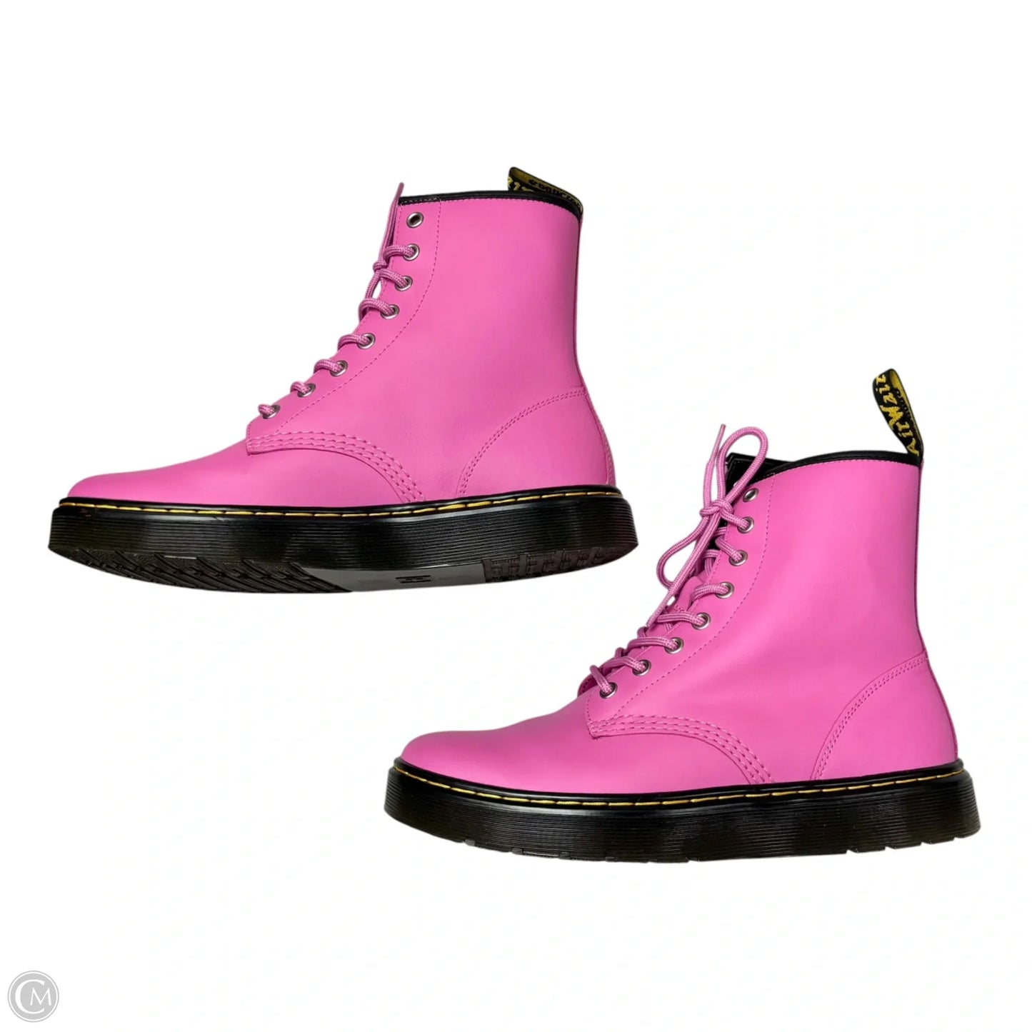 Boots Ankle Flats By Dr Martens In Pink, Size: 10