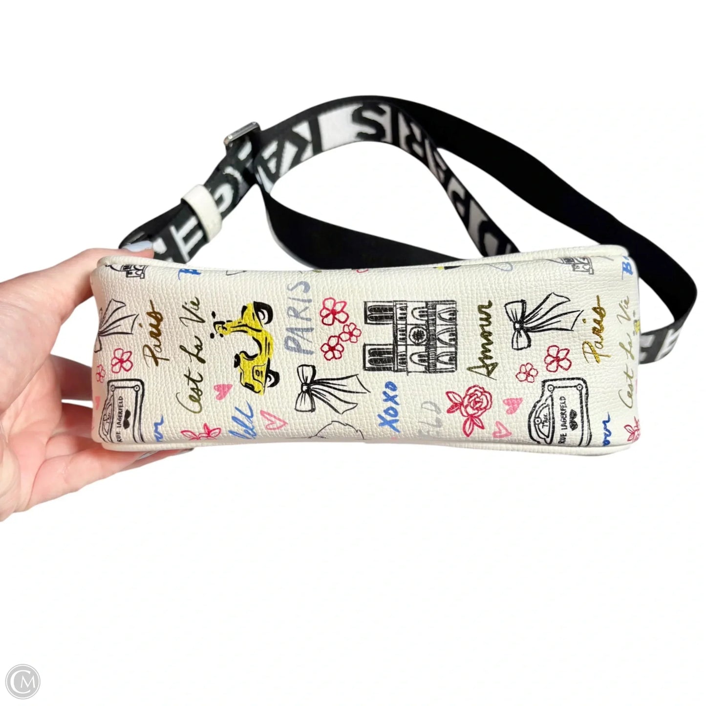 Crossbody Designer By Karl Lagerfeld, Size: Small