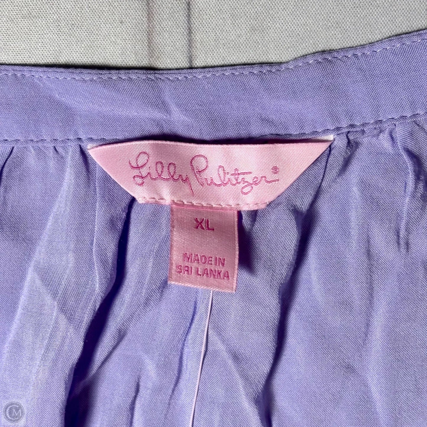 Tank Top Designer By Lilly Pulitzer In Purple, Size: Xl