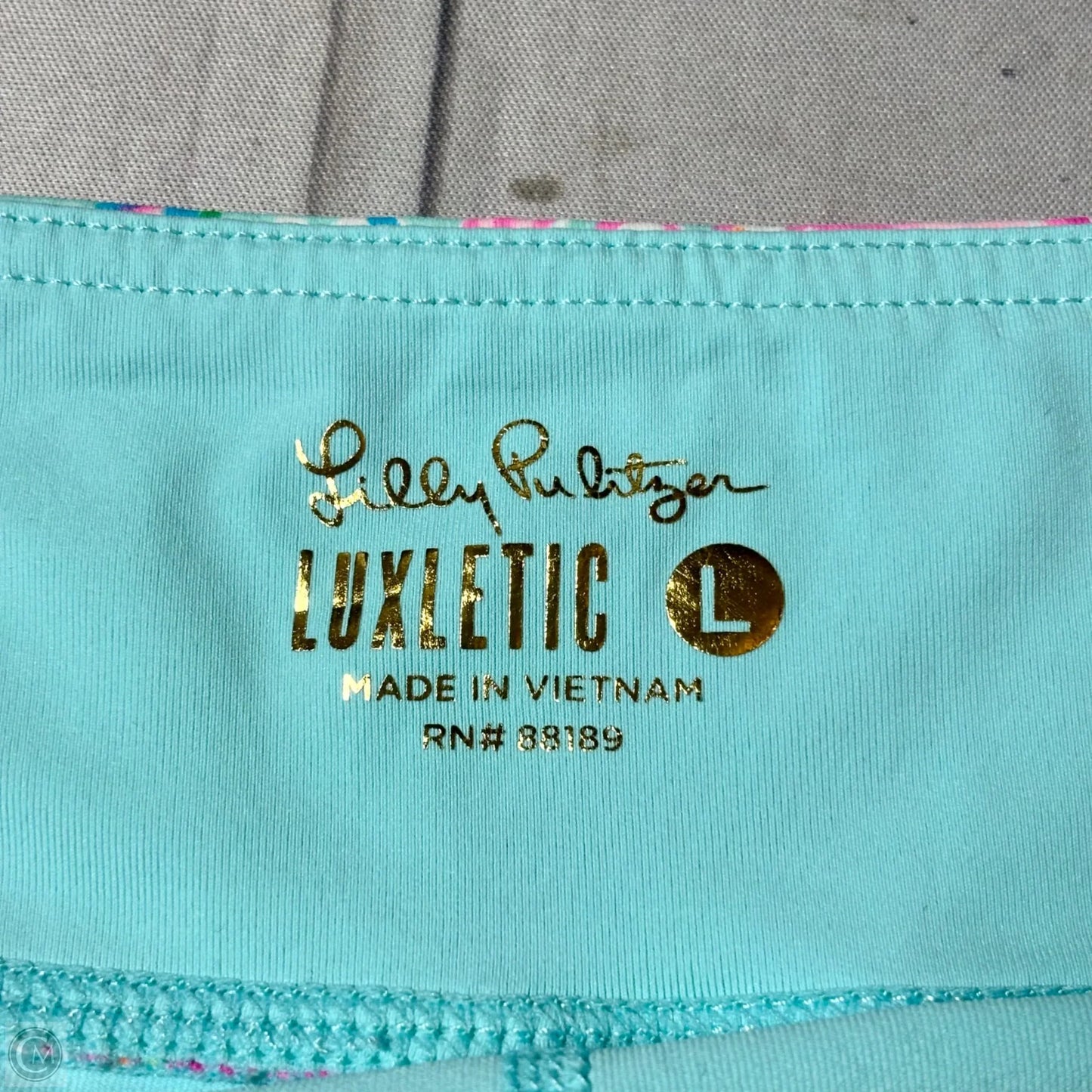 Skort Designer By Lilly Pulitzer In Teal, Size: L