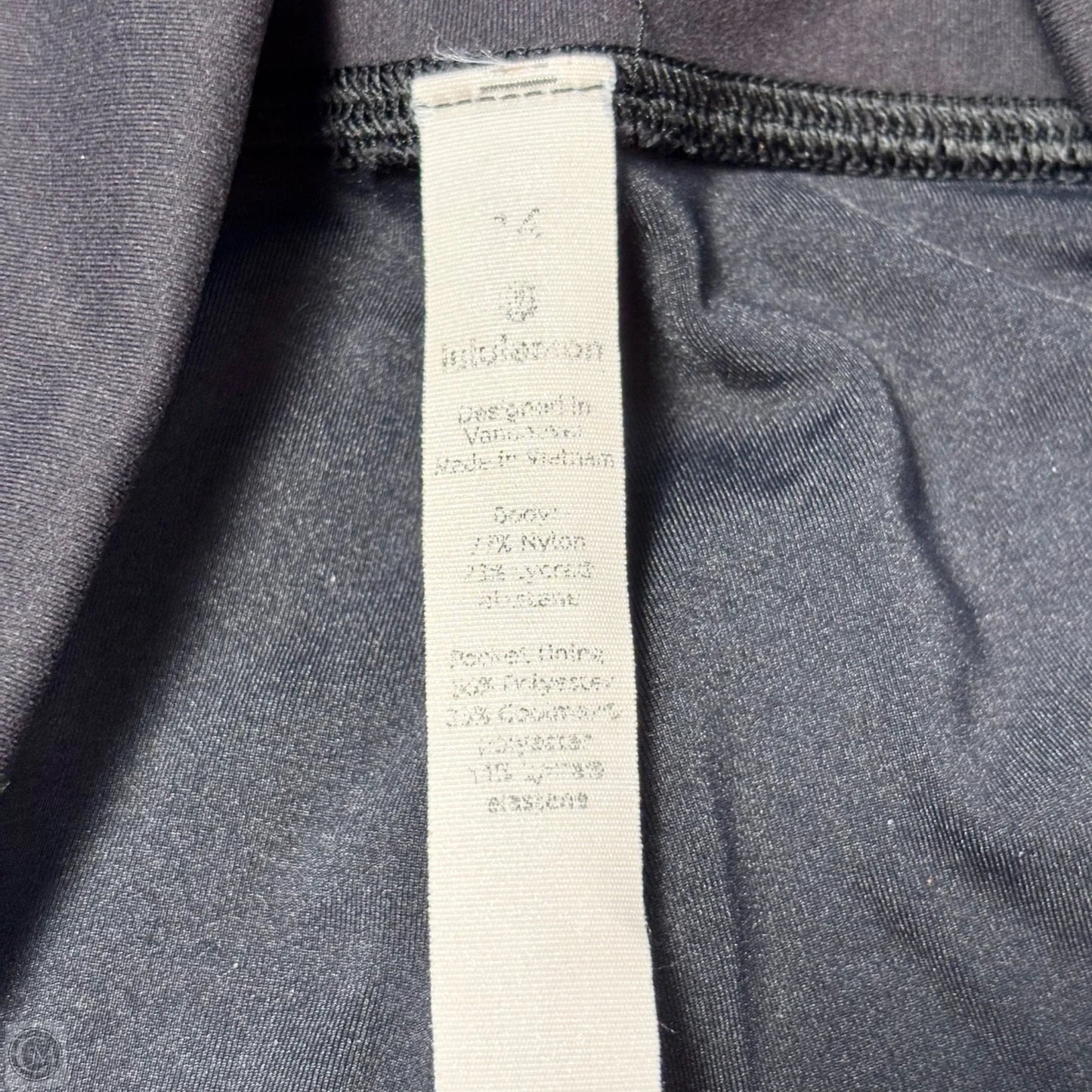 Athletic Leggings By Lululemon In Black, Size: Xl