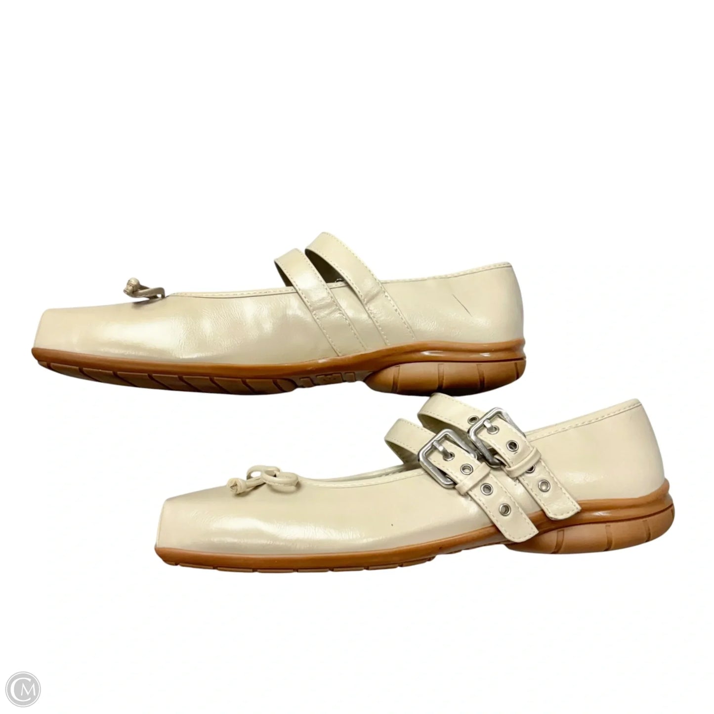 Sandals Flats By Mng In Tan, Size: 7.5