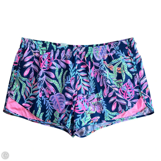 Shorts Designer By Lilly Pulitzer In Blue, Size: Xl