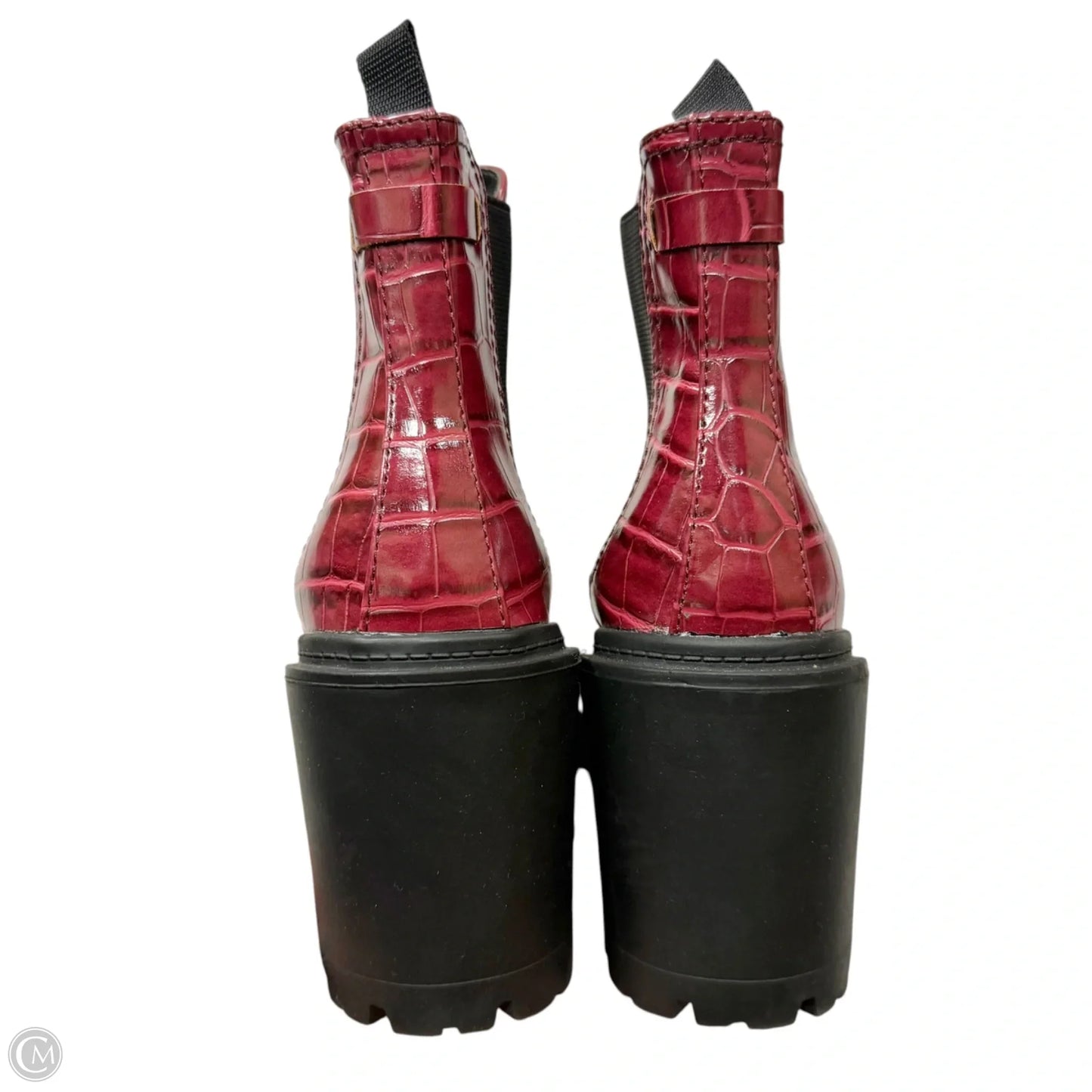 Boots Combat By Urban Outfitters In Red, Size: 8