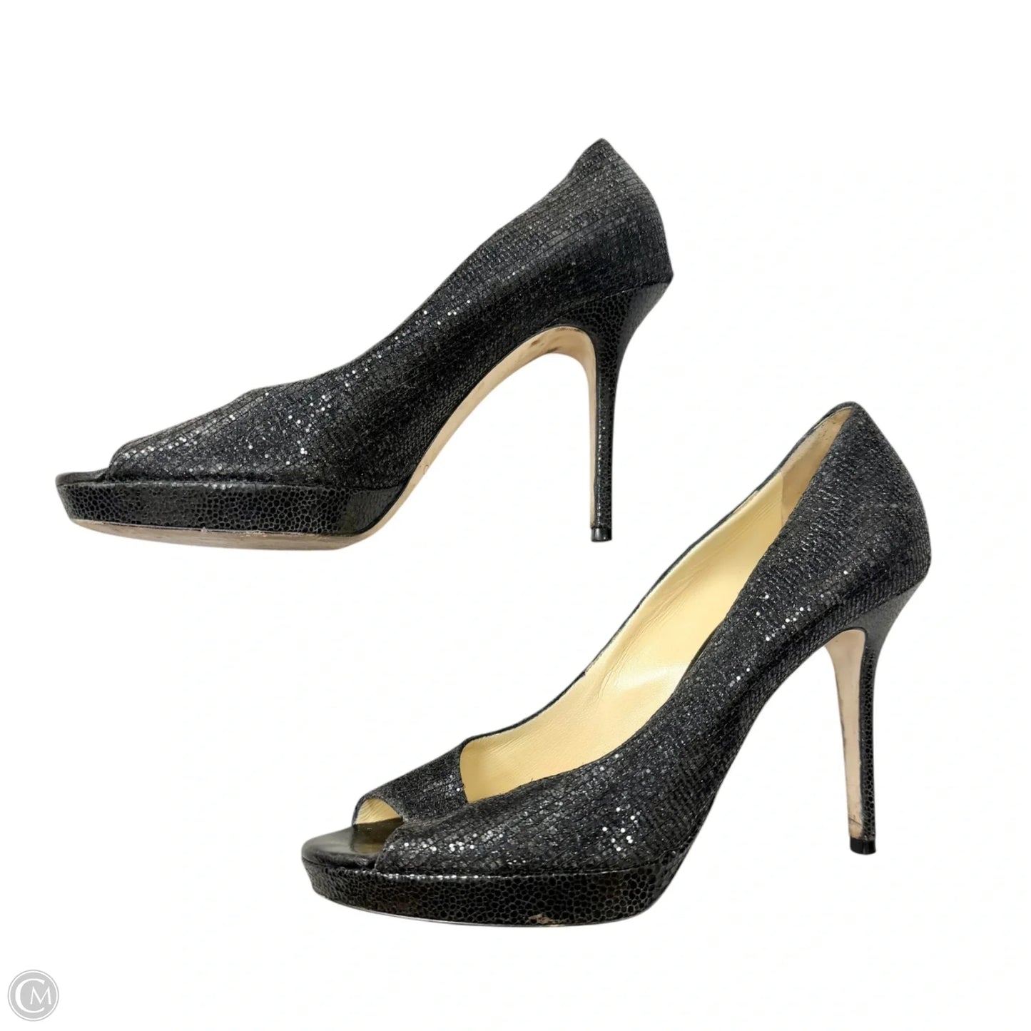 Shoes Luxury Designer By Jimmy Choo In Black, Size: 8