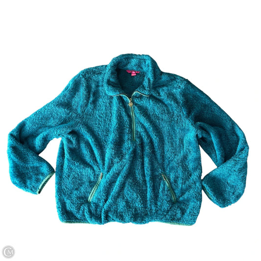Sweatshirt Designer By Lilly Pulitzer In Blue, Size: Xxl