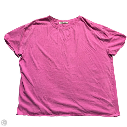 Top Short Sleeve By We The Free In Pink, Size: M