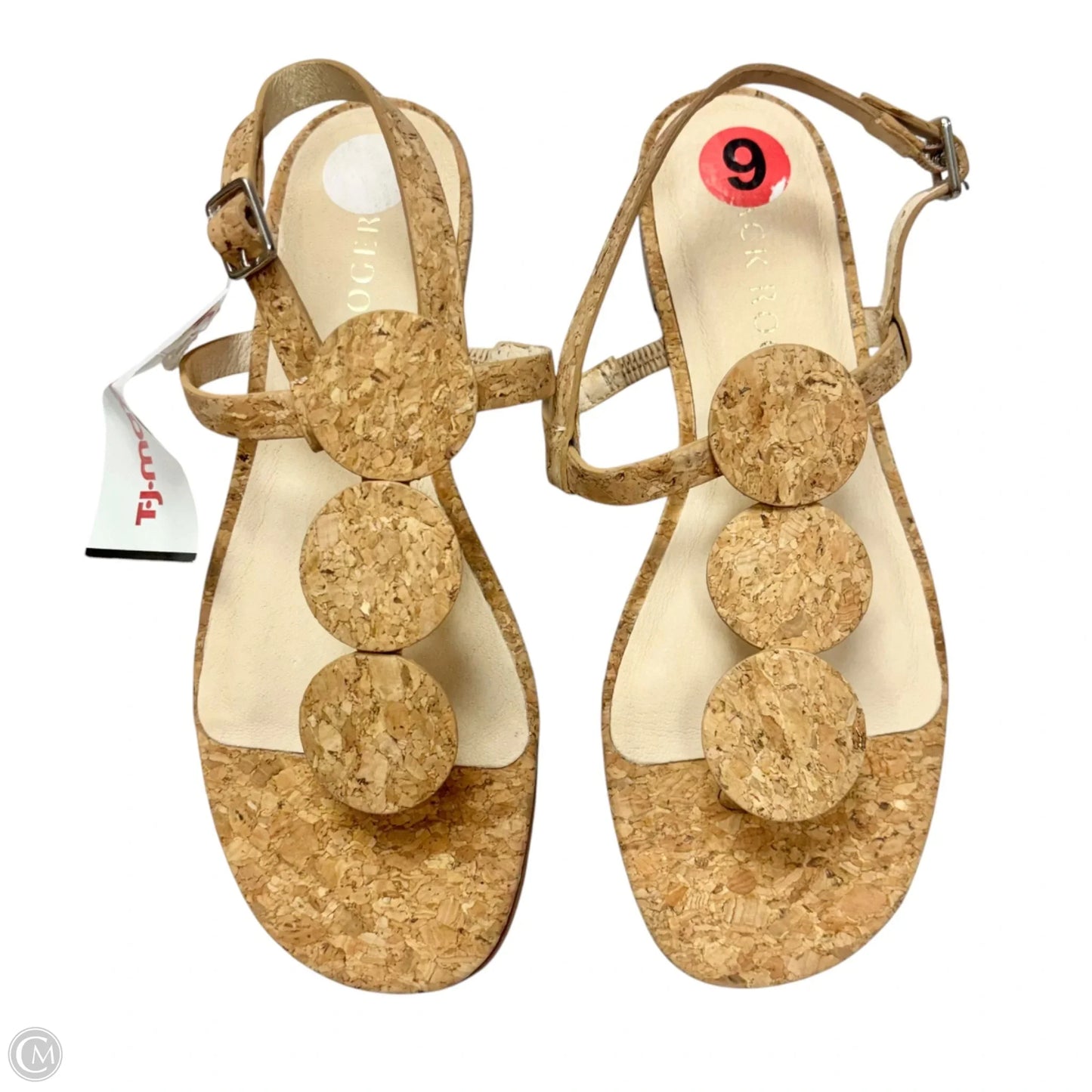 Sandals Flats By Jack Rogers In Tan, Size: 6