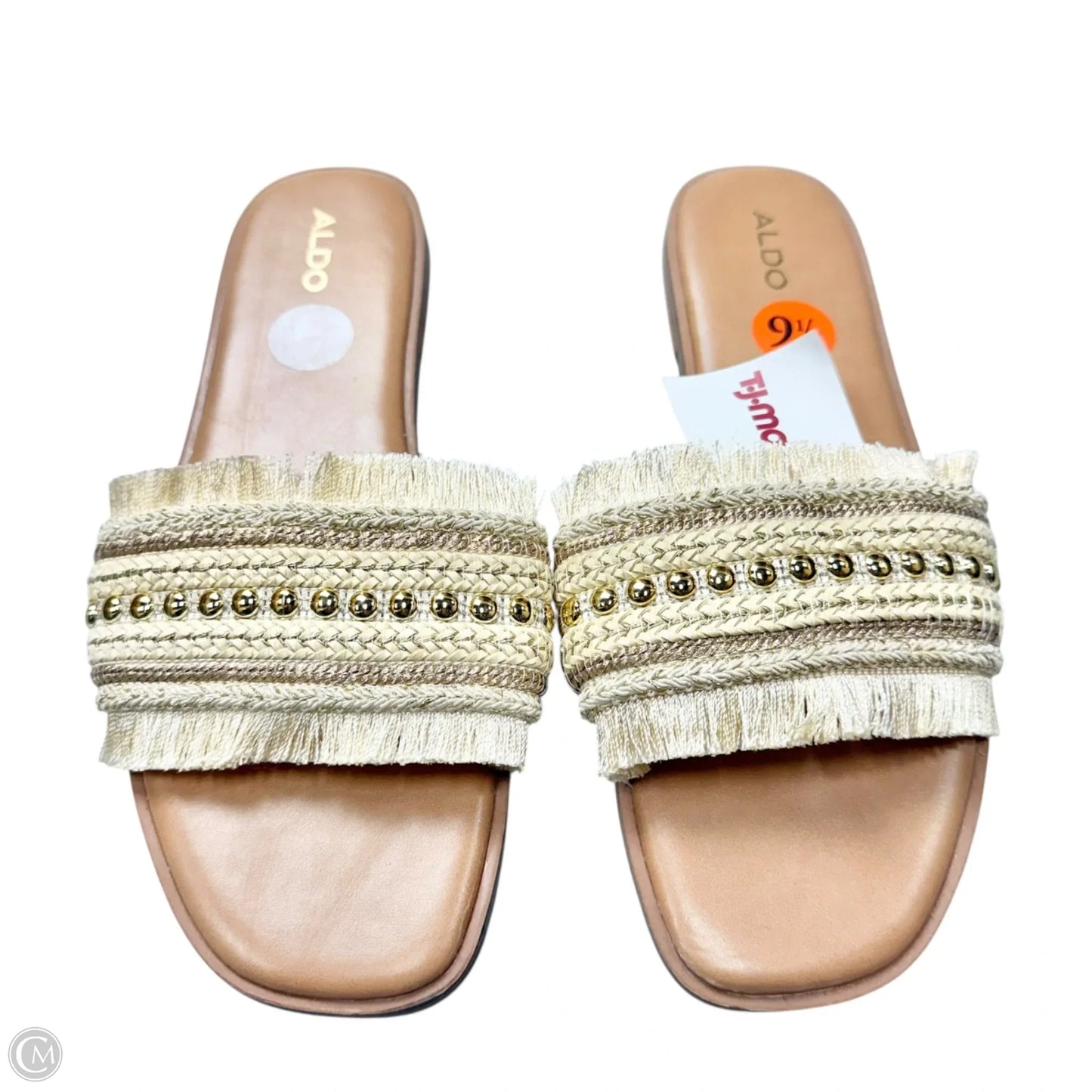 Sandals Flats By Aldo In Tan, Size: 9.5