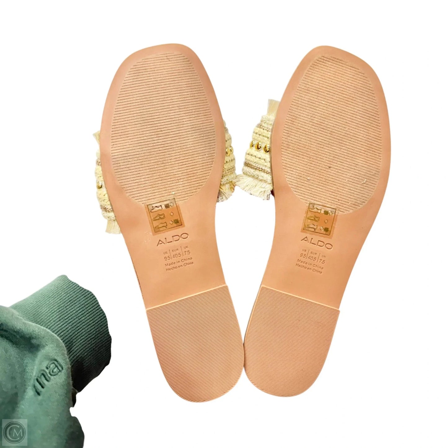 Sandals Flats By Aldo In Tan, Size: 9.5