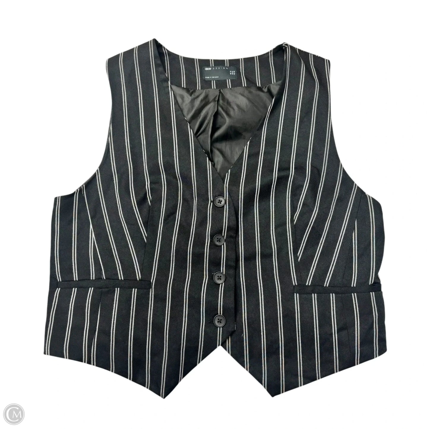 Vest Other By Asos In Striped Pattern, Size: M